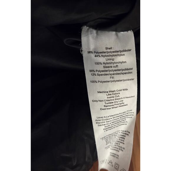 Calvin Klein Women's Black Puffer Jacket - Size 2X - Picture 6 of 9